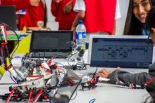 Estudiantes de 14 instituciones educativas del Quindío expusieron sus proyectos de robótica en la UQ
