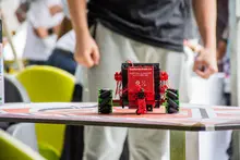 Estudiantes de 14 instituciones educativas del Quindío expusieron sus proyectos de robótica en la UQ